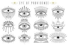 Eye Of Providence Ink Graphic Set Third Eye Tattoos Evil Eye Art Evil Eye Tattoo