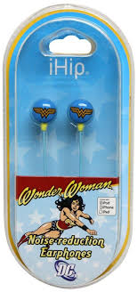 Ihip Dcf10163ww Classic Wonder Woman Logo Hi Fi Noise Reducing Ear Buds In Blue Yellow 12 99 Via Amazon Co Wonder Woman Logo Wonder Womens Wonder Woman Gifts