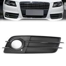 Right Matte Fog Light Grill S Line Bumper For Audi A4 S Line S4 08 12 Black Audi A4 Audi Audi S4