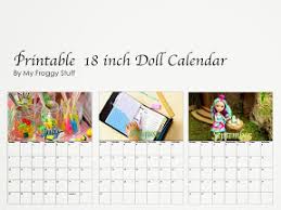 6 best images of my froggy stuff food printables box my froggy. Printable Dollhouse Calendars