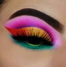 Doble Complementario In 2020 Buntes Augen Make Up Make Up Augen Makeup Fur Blaue Augen