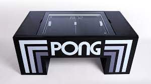 At ces 2018, we got a chance to play with a ve. Atari Pong Coffee Table Fun