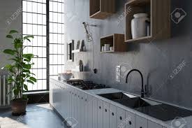 Cool spüle mit schrank günstig schrank. Gerenderten 3d Szene Mit Grosser Kuche Spule Und Schrank Licht Das Durch Das Fenster Mit Milchglasscheiben Lizenzfreie Fotos Bilder Und Stock Fotografie Image 70446654