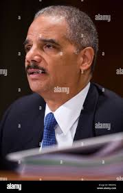 United States Attorney General Eric Holder Stock Photo