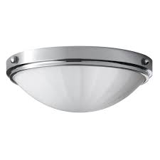 Single wall or ceiling spots for bathrooms. Perry Flush Bathroom Ceiling Light In Polished Chrome With White Glass