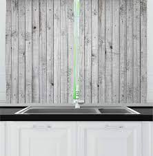 Shop for cute kitchen curtains online at target. East Urban Home Solid Color Pointed 55 Kitchen Curtain In Gray Wayfair