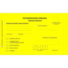 Pozwala szybko i wygodnie nadrukować dane adresowe na kopertach lub etykietach samoprzylepnych oraz przygotować potwierdzenia. Zwrotne Potwierdzenie Odbioru Pocztowe Zolte Potwierdzenieodbioru Sklep Online