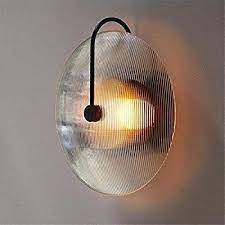 Modern Wall Lamp Aisle Wall Light Holder Glass Wall Lamp Living Room Bedroom With Decorative Lamp Creative Personality Iron Art Light Amazon Co Uk Kitchen H