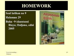 Download kunci jawaban solution manual akuntansi lanjutan beams 11e 2011 download solution advanced accounting edisi 12. Cost Accounting Daljono Ppt Download