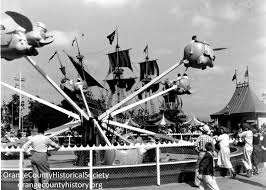 Dumbo Ride Disneyland 1955