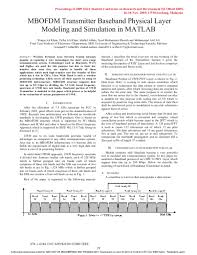 Be friendly, open minded, and feel comfortable in front of the camera. Pdf Mbofdm Transmitter Baseband Physical Layer Modeling And Simulation In Matlab Waqas Ali Khan Academia Edu