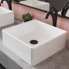 kraus 15 inch ceramic vessel sink with