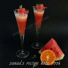 Orange Watermelon Punch This Recipe Note Book Shares My Recipes That Covers Desserts Sweets Side Dishe Paneer Dishes Middle Eastern Desserts Watermelon Punch