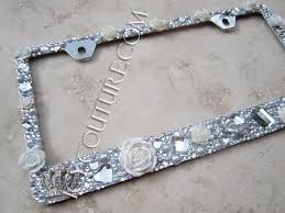 This license plate frame has an impressive 1,000 hand embedded ss20 clear rhinestones that add a touch of class and produces a true colors. Pin On Products I Love
