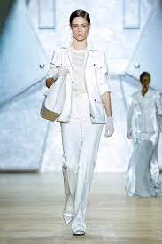 Coco Rocha At The Akris Ss 20 Show Uno Models Barcelona Madrid