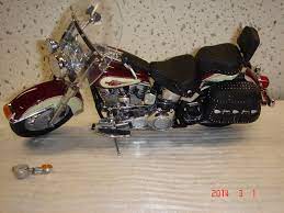 Franklin Mint Harley Davidson Heritage Softail Classic 1 10 Scale Nr Harley Davidson Softail Softail Custom