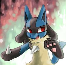 I am a lucario that loves to stomp,crush bugs with my paws Arent Lucarios Paws Adorable By Burgg Pokemon Pokemon Art Cool Pokemon