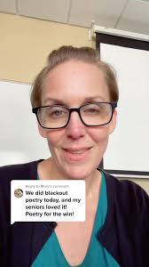 Free Blackout Poetry teaching materials:  https://www.teacherspayteachers.com/Product/Black-Out-Poetry-Fun-Poetry-Activity-Blackout-Poem-Lecture-Slides-FREE-523422  #teach #teachers #teachersoffb ...