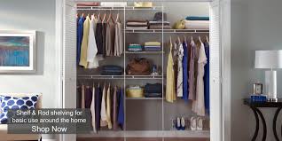 'space intelligent' allowing you to move or add components. Closetmaid Uk Versatile Affordable Wardrobe Storage Systems