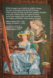 Robert Burns Rights Of Woman Tea Towel Robert Burns Burns Robert