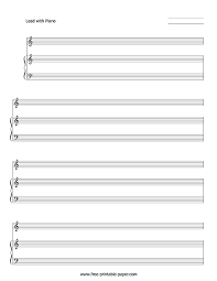 Try musescore to make staff paper for instruments that aren't listed below. Blank Music Sheets Free Printable Paper