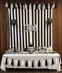 A black and white party makes the perfect party theme for a game night, a dinner party with friends, or this case a new year's eve party. Nice Ranked Quinceanera Party Themes You Can Check Here Black And White Party Decorations White Party Decorations White Party Theme