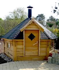 Grill Kota Muldentalsauna Holzhutte Garten Saunahaus Garten Gartenhutte