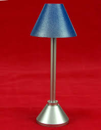 Led Stehlampe Blau Silber Kunststoff Fur 1 12 Puppenhaus