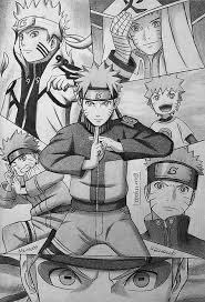 Fise de colorat cu naruto. 60 Naruto Drawings Ideas ArtÄƒ Kawaii Desene