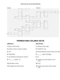 5 x teliti sumber 6 x teliti sumber. Pelbagai Teka Silang Kata Bahasa Melayu Sekolah Rendah Tahap 1 Yang Sangat Meletup Untuk Ibubapa Download Cikgu Ayu