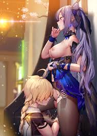 Keqing and the Traveller (Mana) [Genshin Impact] : rhentai