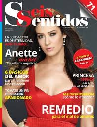 Ante la ausencia de galilea montijo, los usuarios. Anette Michel Seis Sentidos Magazine February 2012 Cover Photo Mexico