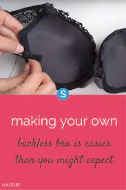 How To Make Your Own Backless Bra It S Easier Than You Think Backless Bra Diy Backless Bra Diy Bra