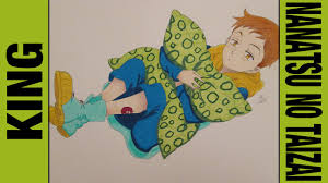 King (nanatsu no taizai) 4. Speed Drawing King Nanatsu No Taizai The Seven Deadly Sins Youtube