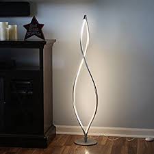 Brightech Twist Led Floor Lamp Dimmable Urban Contemporary Modern Light Fixture Tall Sta Unique Floor Lamps Contemporary Floor Lamps Floor Lamps Living Room
