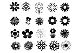 Download Daisy Flower Bundle Graphic By Meshaarts Creative Fabrica PSD Mockup Templates