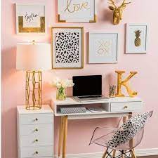 pin by fofo on مريوما room inspiration gold bedroom home office decor