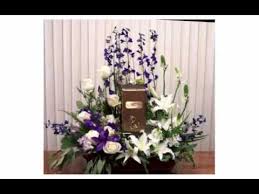 Cremation funeral urn flower arrangements. Urn Flower Arrangements Youtube
