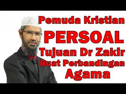 Born in october 1965 and is the creator and leader. Lelaki Kristian Persoal Tujuan Dr Zakir Buat Perbandingan Agama Dr Zakir Naik Malay Subtitle Youtube