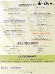 White's city cavern inn guests enjoy breakfast discount. Menu Of Cactus Cafe In Deming Nm 88030