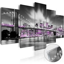 Murando Acrylglasbild New York 200x100 Cm 5 Teilig Glasbilder Wandbilder Xxl Wandbild Bilder Leinwandbilder Wandbilder Wandgestaltung Wohnzimmer