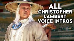 Mortal Kombat 11 All Christopher Lambert Raiden Intros Dialogue Mk11 Movie Skin Youtube
