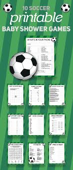 10 Soccer Baby Shower Games Football Baby Shower Soccer Baby Etsy Soccer Baby Showers Soccer Baby Football Baby Shower