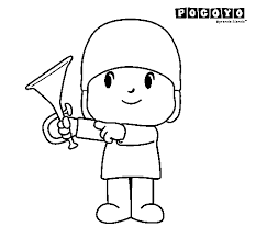 Elly the elephant and the flowers. Desenho De Pocoyo Para Colorir Colorir Com