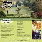 What We Have to Offer, Springbrook Golf and Country Club