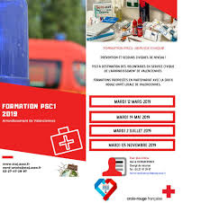 La formation psc1 qui est une formation pour les premiers secours. Facebook