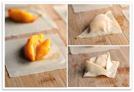 Most of the dumpling wrappers are egg free while. Peach Wontons