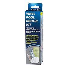 The patch should cover the hole completely and leave at least 1/4 inch overlap. Aqua Ez Pool Vinyl Repair Patch Kit In The Pool Liner Accessories Department At Lowes Com