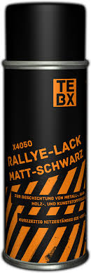 Motorlack schwarz matt spray 400ml bis 800°c. Tebx Online Shop X4050 Rallye Lack Matt Schwarz
