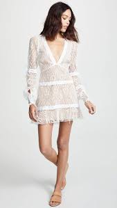 For Love Lemons Bright Lights Long Sleeve Mini Dress Shopbop Black Friday Save 20 On Orders 200 White Long Sleeve Mini Dress Long Sleeve Mini Dress White Lace Mini Dress